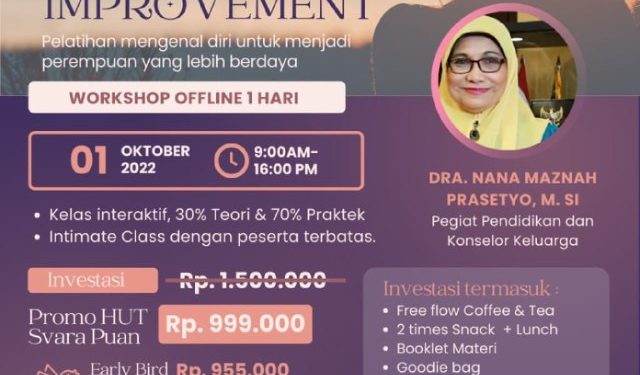 Self Improvement – Svara Puan Intimate Coaching Class
